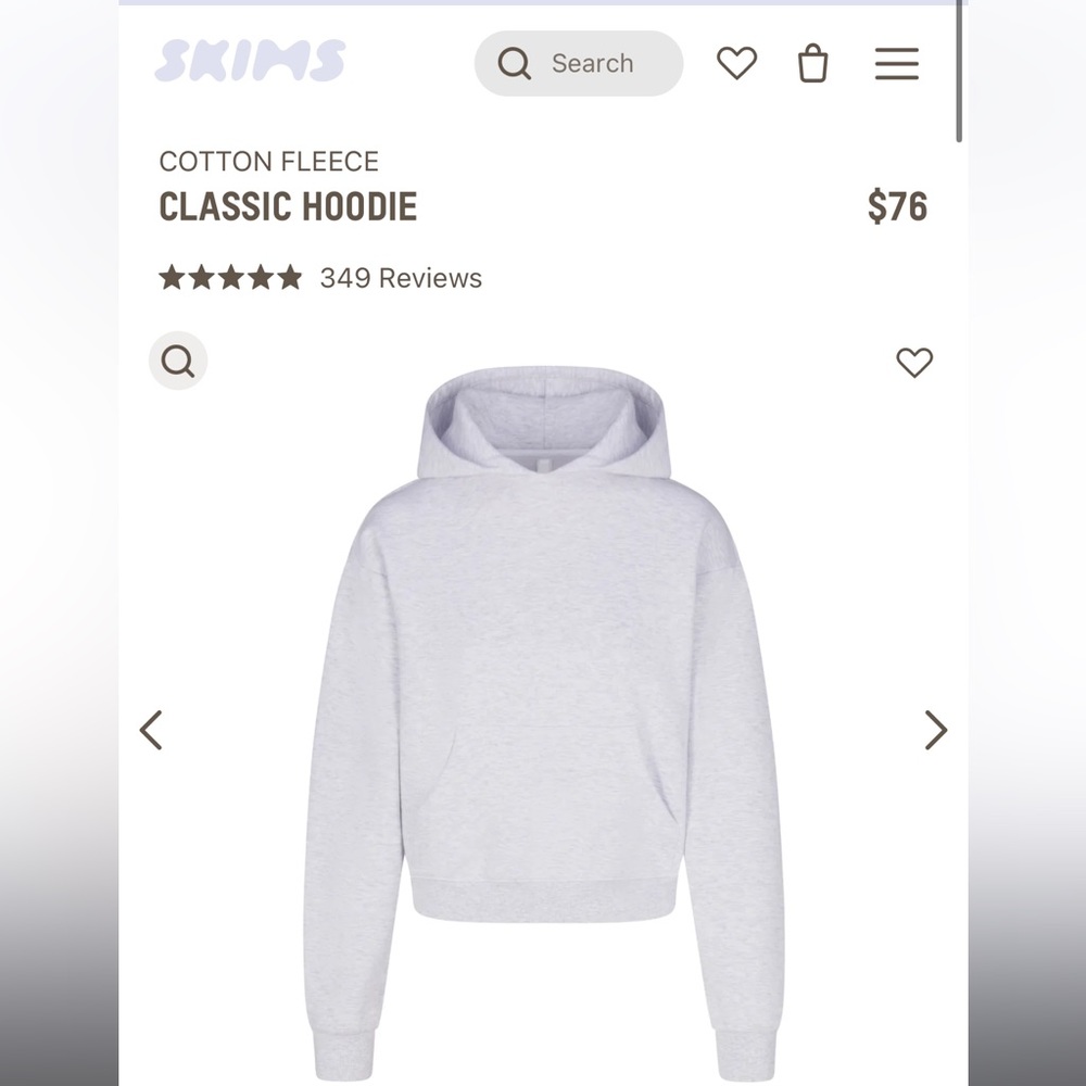 Brand new skims hoodie